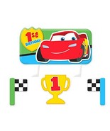 Disney Cars 1st Birthday Molded Cake Candle Set - $6.77 CAD