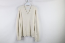 Vtg 90s Pierre Cardin Mens Large Distressed Lightweight Knit V-Neck Swea... - $34.60