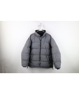 Vintage Y2K Streetwear Mens Medium Blank Reversible Puffer Jacket Gray B... - $1,180.97 MXN