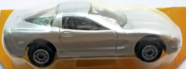 Chevy C5 Corvette 1:64 Scale Silver Die Cast C5 Vette, New on Cut Card b... - $29.69