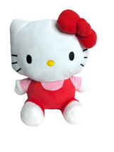 Hello Kitty Sanrio  9&quot; Plush Red &amp; Pink Coin Piggy Bank NWOT 2024 - £16.45 GBP