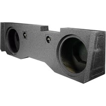 QPower &quot;QBOMB&quot; Chevy/GMC Crew Cab &#39;14-&#39;18 Dual 12&quot; Empty Woofer Box - £104.33 GBP