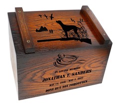 Duck Hunter Ammo Box Cremation Urn - £215.78 GBP