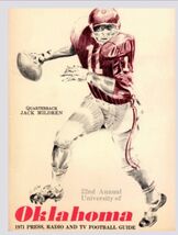 NFL NCAA College Football Program Metal Sign 12X8in Vintage Old Print Lo... - $24.74