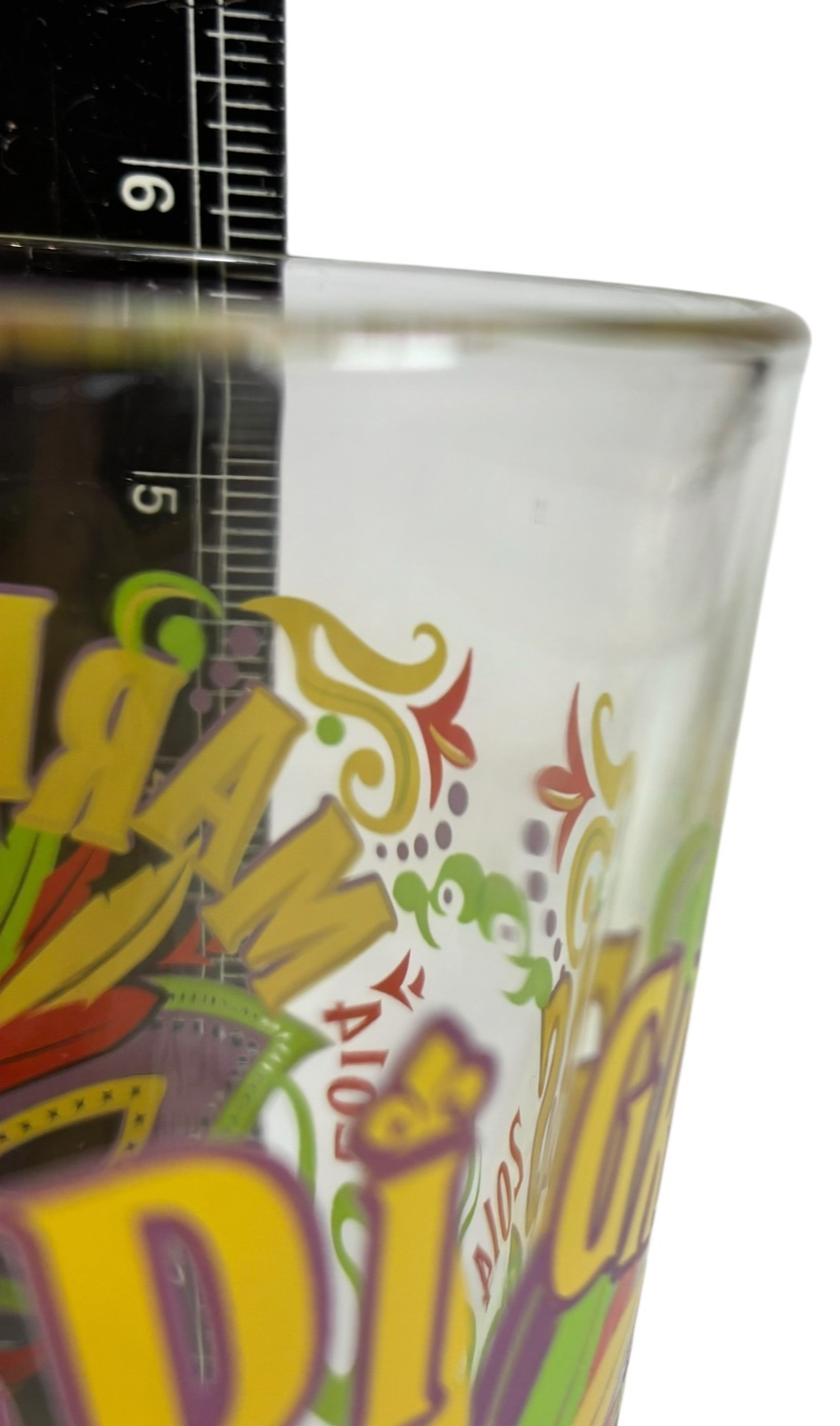 2 pcs Pappadeaux Seafood Kitchen Mardi Gras 2014 5-3/4" Glass Tumbler Item image 7