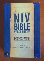 New International Version Zondervan Bible Verse Finder By Kohlenberger I... - $32.66