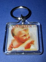 Van Halen Keychain Key Ring Vintage 1980&#39;s Eddie Van Halen David Lee Roth - £11.96 GBP