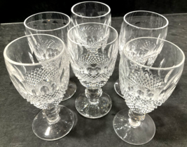 Vintage Waterford Crystal Colleen Short Stem Sherry Cordial Glasses Set of 6 - £146.40 GBP