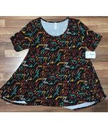 LuLaRoe Perfect T – Multi-Color Abstract Design - L - $40.71 CAD