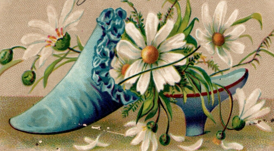 Piekenbrock &amp; Deuss Boots and Shoes Victorian Trade Card Dubuque, Iowa - $7.92