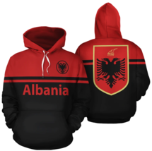 Albania country flag hoodie adults and youth thumb200