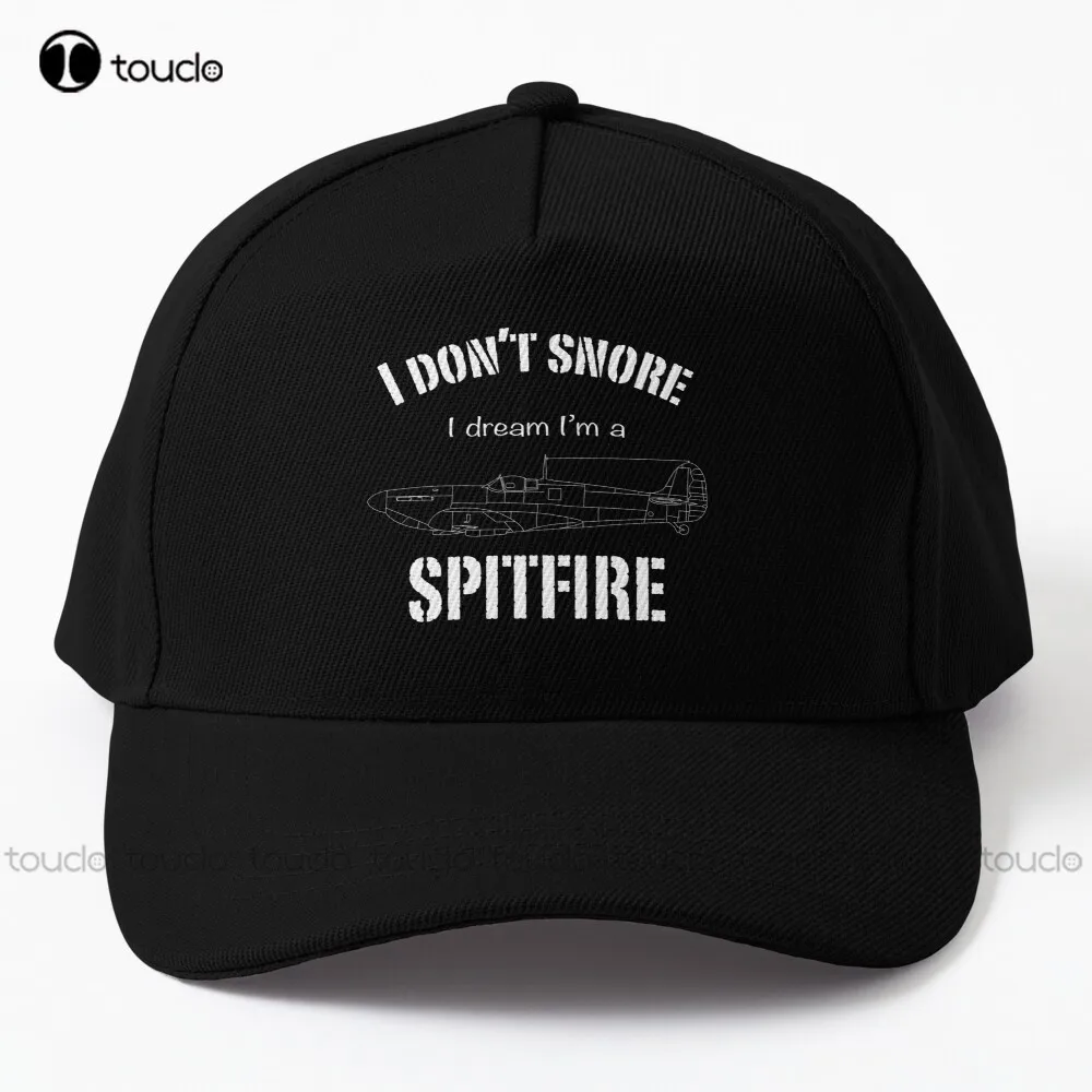 I Don&#39;T Snore I Dream I&#39;M A Spitfire Baseball Cap Baseball Cap For Casual  - £11.17 GBP