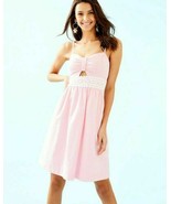 NWT Lilly Pulitzer Katlynn Capri Coral Seersucker Dress Size 0 - £51.77 GBP
