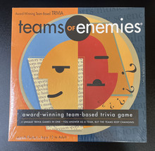 TEAMS OF ENEMIES award winning team based trivia game NEW - $34.95