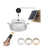 Solar Power Ceiling Pendant Light with Remote Out/Indoor Lamp Waterproof... - $14.84