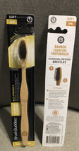 (2)Brush Buddies Eco-Friendly Charcoal Infused Brissles Soft Toothbrush. NIP! - £7.95 GBP