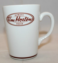 Tim Hortons Steelite White Brown Logo Coffee Tea Mug Cup 12oz Made in En... - $38.34