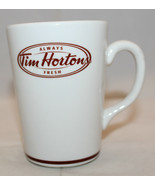 Tim Hortons Steelite White Brown Logo Coffee Tea Mug Cup 12oz Made in En... - £28.65 GBP