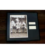 EDDIE CICOTTE REB RUSSELL CHICAGO 1919 BLACK SOX SIGNED AUTO FRAMED INDE... - £934.50 GBP