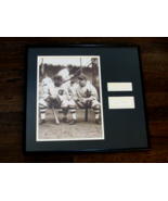 EDDIE CICOTTE REB RUSSELL CHICAGO 1919 BLACK SOX SIGNED AUTO FRAMED INDE... - $1,187.99