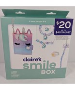 Claire&#39;s Smile Box 4 Items For Ages 3-8 Hair Clips, Rings, Keyring, Jewe... - $27.14 CAD
