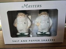 NEW! 2025 Masters Gnome Rare Augusta National Golf Ceramic Salt &amp; Pepper... - $1,573.59 MXN