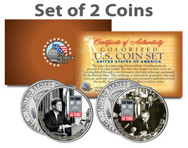 Civil Rights Act Of 1964 *50th Anniversary Jfk Kennedy Half Dollar Us 2-Coin Set - £9.56 GBP