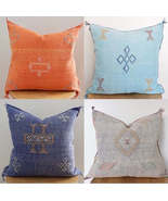 Cushion silk cover handmade in nice Quality weaving looks so amazing - £17.62 GBP