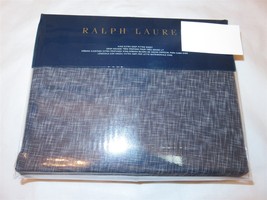 Ralph Lauren Journey&#39;s End Montray King Fitted Navy Sheet  - £60.35 GBP