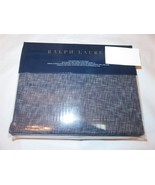 Ralph Lauren Journey&#39;s End Montray King Fitted Navy Sheet  - £60.10 GBP