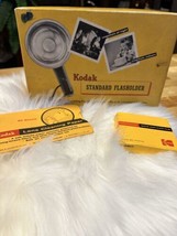 Kodak Flash Holder Photography Reflector Movie Duplicate Film Lens Cleaning - £27.00 GBP