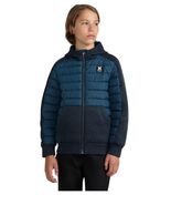 Hurley Boys Girls Jacket Blue Hybrid Full-Zip Water Resistant Lined Heav... - $62.73 CAD