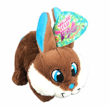 Sugarloaf Kellytoy Bunny Rabbit 12” Plush Brown Sparkle Seen Eyes Lovey Sitting - $18.00