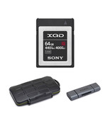 Sony 64GB XQD G Series Memory Card with Card Reader and Carrying Case Bu... - £133.71 GBP