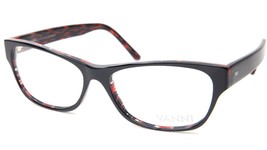 New Vanni V 1874 A121 BLACK/RED Eyeglasses Women Frame 53-15-140 Hm B35mm Italy - $97.98