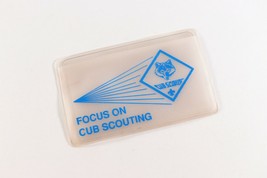 Vintage Clear Cub Scouts Focus On Cub Scouting BSA Boy Scout Magnifying ... - $4.45