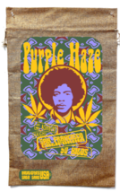 Purple Haze Weed Burlap Bag 70&#39;S Psychedelic Pot Leaf Wall Haight Ash #25 - £12.86 GBP