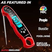 Alpha Grillers Instant Read Meat Thermometer for Grill and Cooking.  - £20.55 GBP
