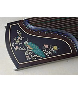 Guzheng 163cm ebony peacock figure Chinese string instruments - $683.16 CAD