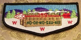 Vintage BSA Boy Scout Patch Ho De No Sau Nee 159 Portage OA Lodge Flap - $9.65