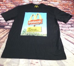 Palace Skateboards McDonalds Sign T-Shirt Black Cotton Large Limited Edi... - $19.00