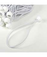 9&quot; Heavy Duty Tie Downs White Ball Bungee Cords 100 Piece Set - $28.04