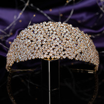 Tiaras and Crown Vintage Simple Women Wedding Hair Jewelry Fashion Party... - $148.43