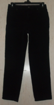 EXCELLENT WOMENS Gloria Vanderbilt  &quot;Amanda&quot; BLACK JEANS SIZE 10 SHORT - $28.01