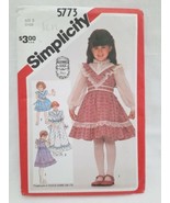 1982 VTG Gunne Sax Simplicity Pattern 5773 ~ Girls Dresses ~ Child Size ... - £7.78 GBP