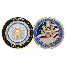Uscg United States Coast Guard Retired 1.75&quot; Challenge Coin - £29.56 GBP