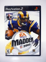 Madden NFL 2003 Authentic Sony PlayStation 2 PS2 Game 2002 - £4.14 GBP