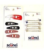 Scunci Patriotic Snap Clips and Bobby Pins Red White Blue NEW - $13.67 CAD
