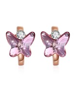 Pink Topaz Sterling Silver Earring - £15.79 GBP