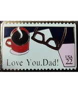 1987 US Stamp 22 Cents Love You Dad Pin - €9,54 EUR